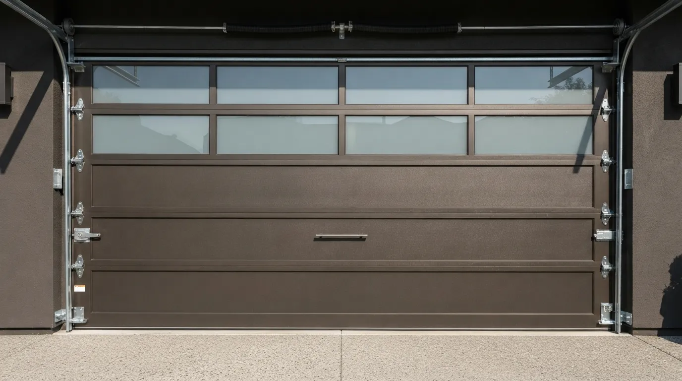 New residential garage door installed on an Issaquah Washington home