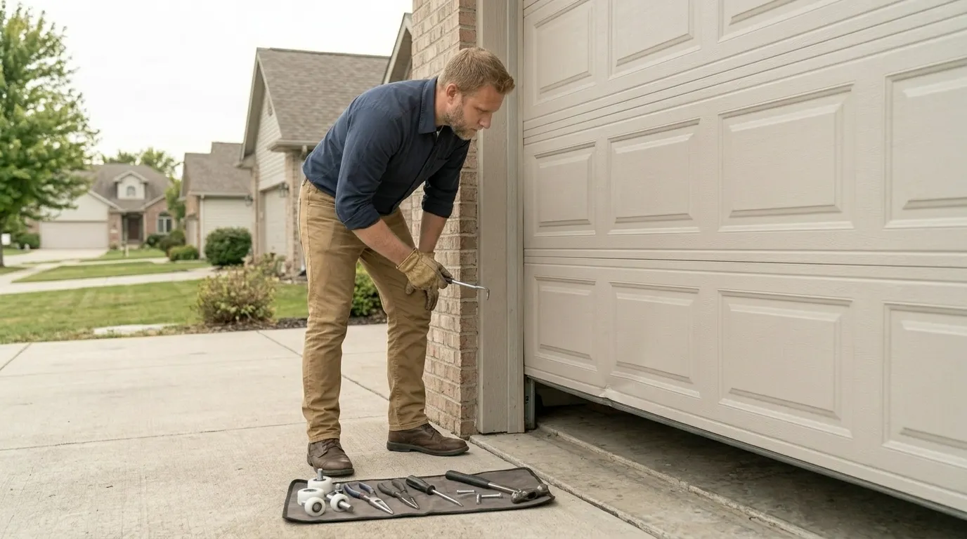 Roller Replacement for Covington's 1990s Garage Doors in Issaquah